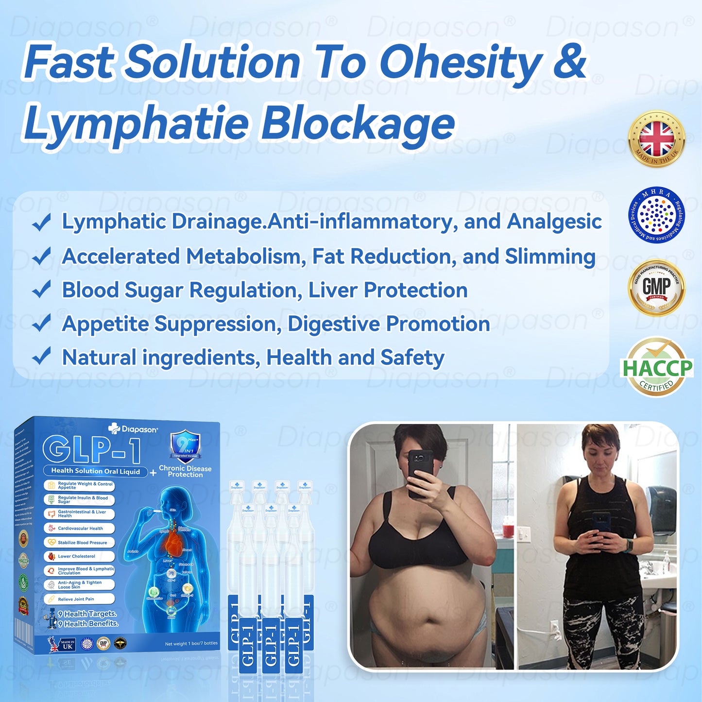 𝑶𝒇𝒇𝒊𝒄𝒊𝒂𝒍 𝑺𝒕𝒐𝒓𝒆 | 𝐷𝑖𝑎𝑝𝑎𝑠𝑜𝑛® GLP-1 9 IN 1 Health Solution Oral Liquid👩‍⚕️(One dose per day, noticeable changes within 7 days) 👍 Suitable for weight loss, cardiovascular health, diabetes, sleep apnea, joint problems, and many more health issues🎁