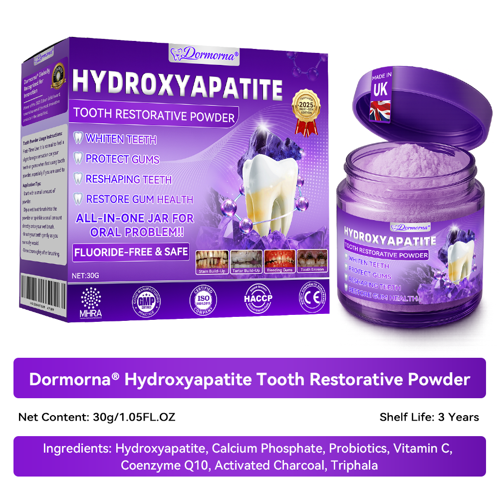 𝑫𝑜𝑟𝒎𝒐𝒓𝙣𝙖® 𝐻𝑦𝑑𝑟𝑜𝑥𝑦𝑎𝑝𝑎𝑡𝑖𝑡𝑒 𝑇𝑜𝑜𝑡ℎ 𝑅𝑒𝑠𝑡𝑜𝑟𝑎𝑡𝑖𝑣𝑒 𝑃𝑜𝑤𝑑𝑒𝑟💎Treatment for dental caries, periodontal disease, tooth sensitivity, and oral cancer 🦷