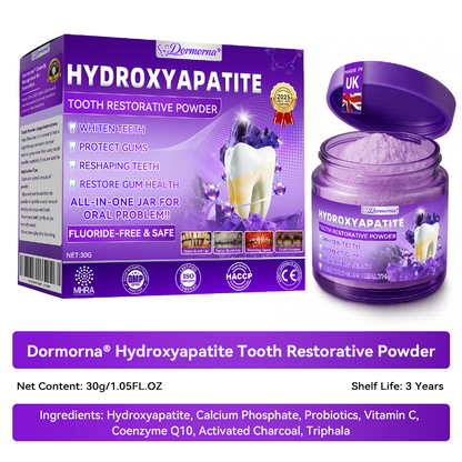 𝑫𝑜𝑟𝒎𝒐𝒓𝙣𝙖® 𝐻𝑦𝑑𝑟𝑜𝑥𝑦𝑎𝑝𝑎𝑡𝑖𝑡𝑒 𝑇𝑜𝑜𝑡ℎ 𝑅𝑒𝑠𝑡𝑜𝑟𝑎𝑡𝑖𝑣𝑒 𝑃𝑜𝑤𝑑𝑒𝑟💎Treatment for dental caries, periodontal disease, tooth sensitivity, and oral cancer 🦷